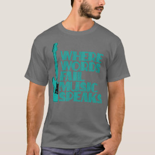 Musik spricht I Guitar Rock Metal Musik Premium T-Shirt