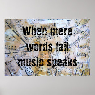 Musik spricht poster