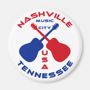 Musik-Stadt USA Nashvilles, Tennessee Magnet