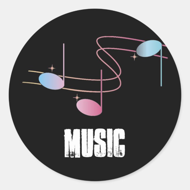 MUSIK STICKER (Vorderseite)