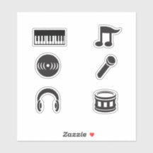 Musik-Sticker