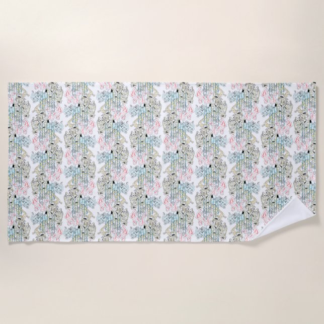 MusiK Strandtuch (Vorderseite)