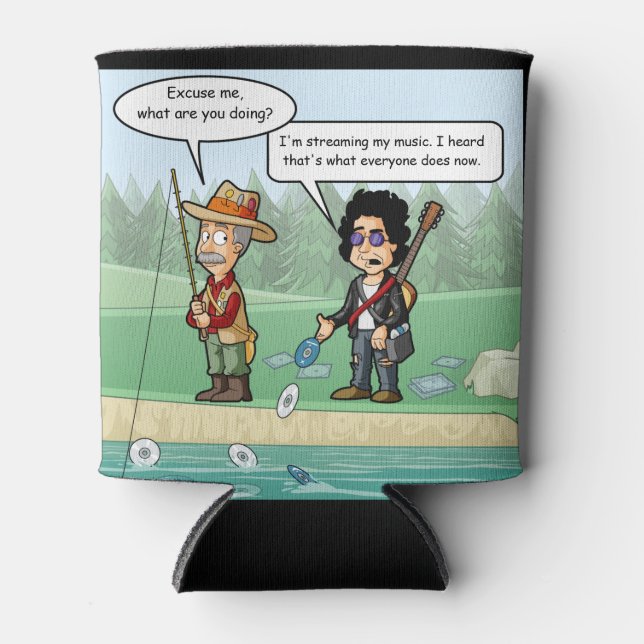 Musik Streaming Funny Pun kann kühlen Dosenkühler (Vorderseite)