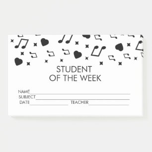 Musik-Studenten-Auszeichnung-Erfreuliche-Post-it-N Post-it Klebezettel