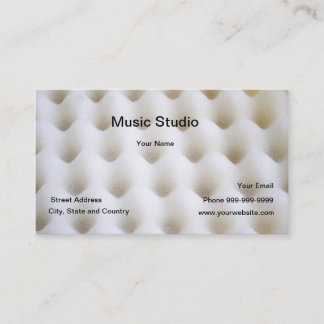 Musik-Studio Visitenkarte
