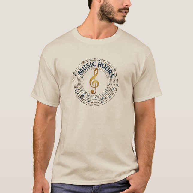Musik Stunden T-Shirt (Vorderseite)