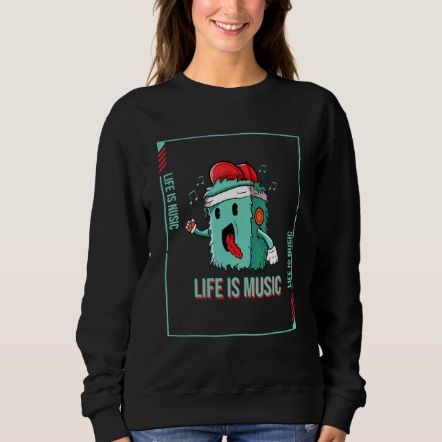 Musik Sweatshirt (Vorderseite)