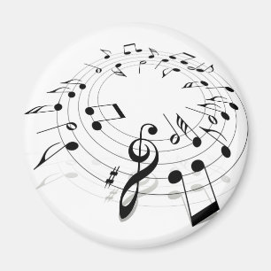 Musik Swirl Magnet