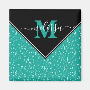 Musik-Symbole personalisierter Magnet