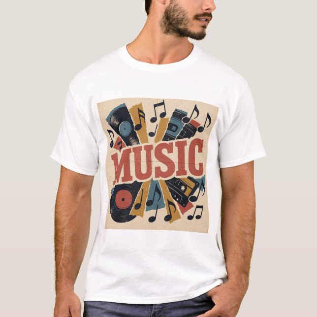 Musik T-Shirt (Vorderseite)