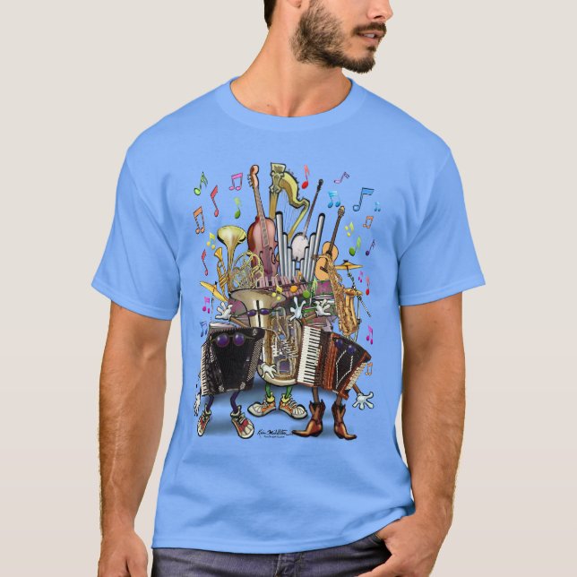 Musik T-Shirt (Vorderseite)