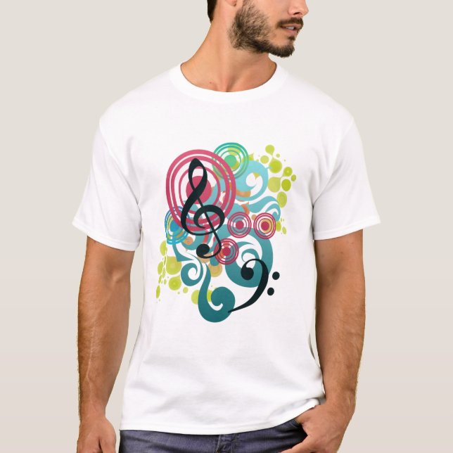 Musik-T-Shirt T-Shirt (Vorderseite)