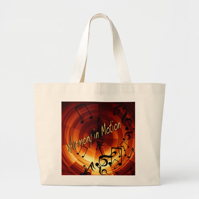 Musik-Tasche Jumbo Stoffbeutel (Vorne)