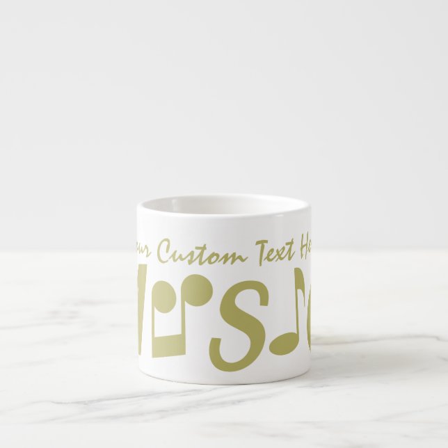 MUSIK-Tasse Espressotasse (Vorderseite)