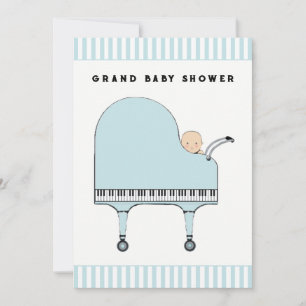 Musik-Thema für Baby Shower Einladung