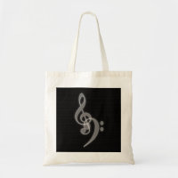 Musik - Treble und Bass Clef