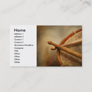 Musik - Trommel - Kadenz Visitenkarte