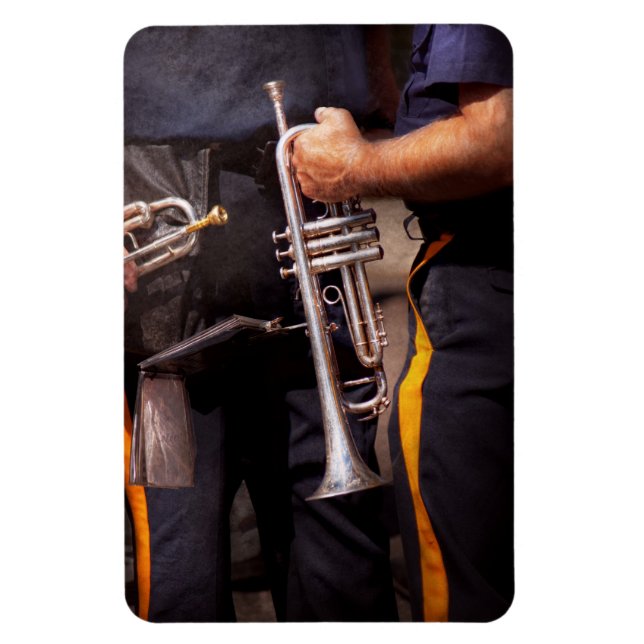 Musik - Trumpet - Polizeimarschingband Magnet (Vertikal)