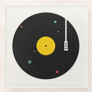 Musik überall Florent Bodart Glasuntersetzer