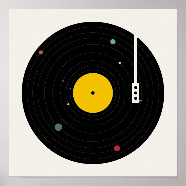 Musik überall | Florent Bodart Poster (Vorne)