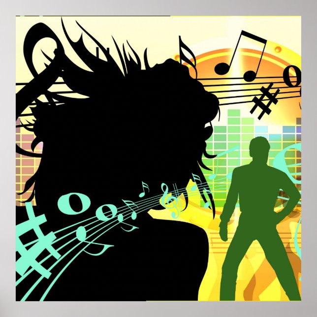 Musik und Anmerkungen Poster (Vorne)