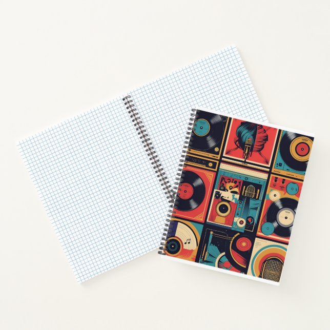 Musik und Grafik Notizbuch (Innenseite)