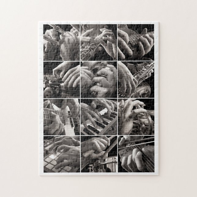 Musik-und Handmalereien Puzzle (Vertikal)