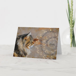 Musik und Katzen Karte