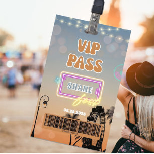 Musik- und Kunstfestival All Access Abzeichen VIP  Ausweis