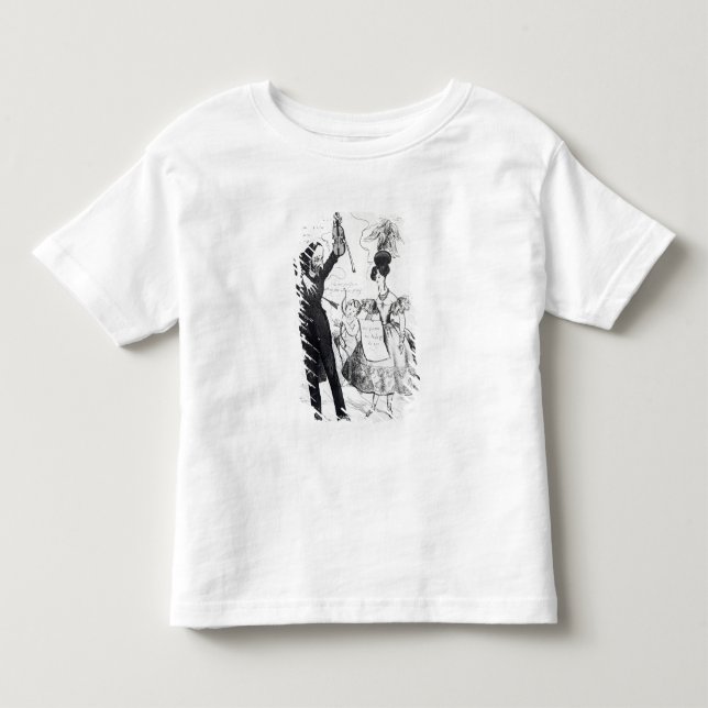 Musik und Liebe oder zwei rivalisierende Kleinkind T-shirt (Vorderseite)