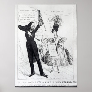 Musik und Liebe oder zwei rivalisierende Poster