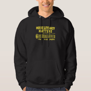 Musik und Literatur spielt eine Rolle, die ich ger Hoodie