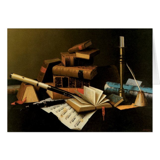 Musik und Literatur von William Harnett, Fine Art (Vorderseite (Horizontal))