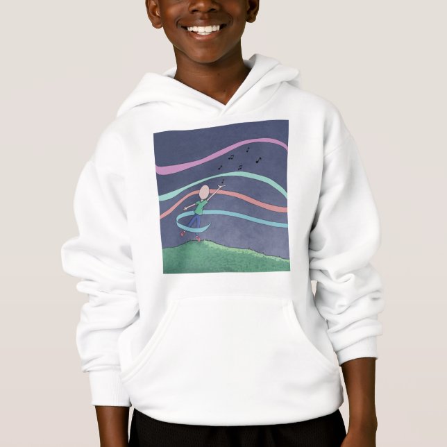 Musik und Melody Hoodie (Vorderseite)