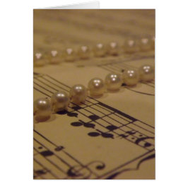 Musik- und Perlenkarte