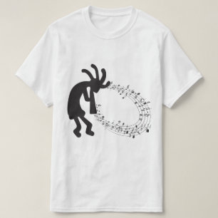 Musik und Petroglyph Kokopelli T - Shirt