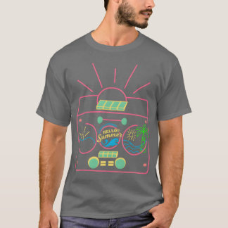 Musik und Sommerfamilie T-Shirt