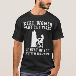 Musik und Spaß Strike a Chord! Echte Frauen spiele T-Shirt