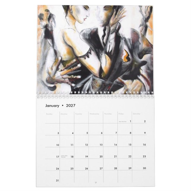 Musik und Tanz in der Stadt Kalender (Jan 2027)