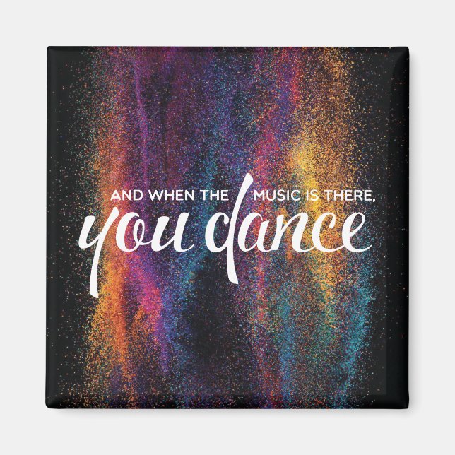 Musik- und Tanzmagnet Magnet (Vorne)