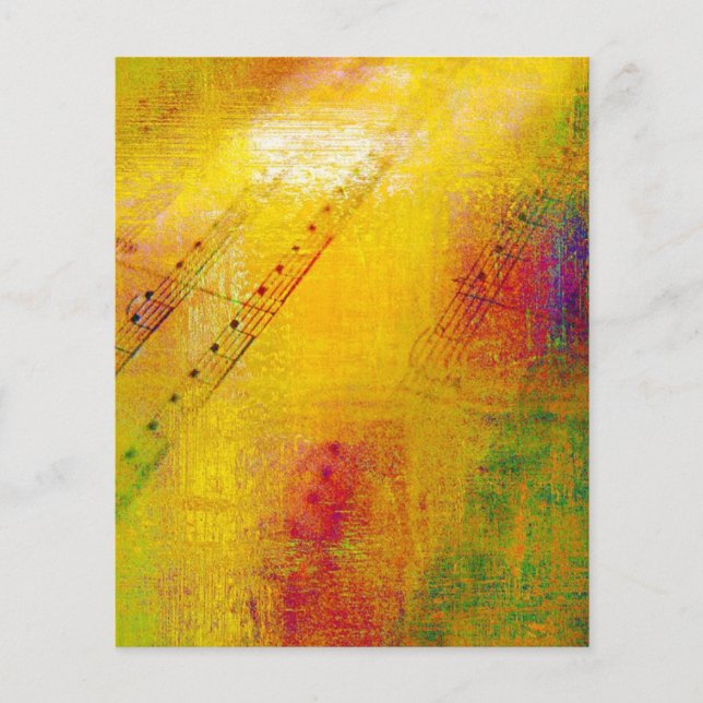 Musik und verwitterte Farbe (Vorderseite)