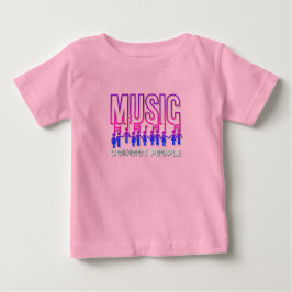 Musik verbindet Menschen | Baby T-shirt