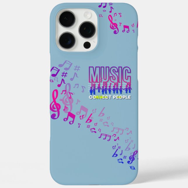 Musik verbindet Menschen | Case-Mate iPhone Hülle (Rückseite)