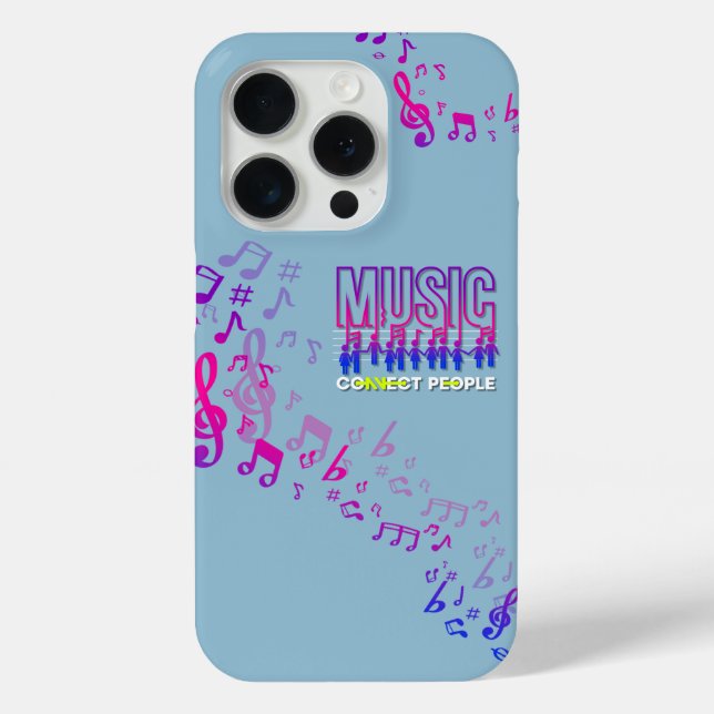 Musik verbindet Menschen | Case-Mate iPhone Hülle (Rückseite)