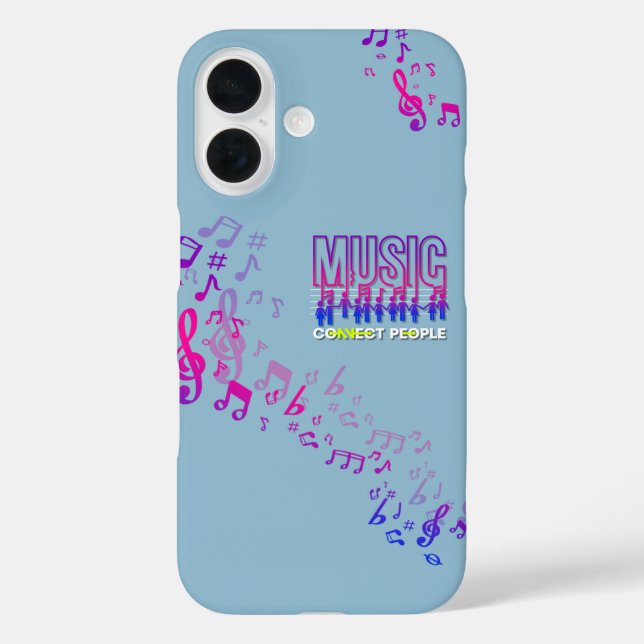 Musik verbindet Menschen | Case-Mate iPhone Hülle (Rückseite)