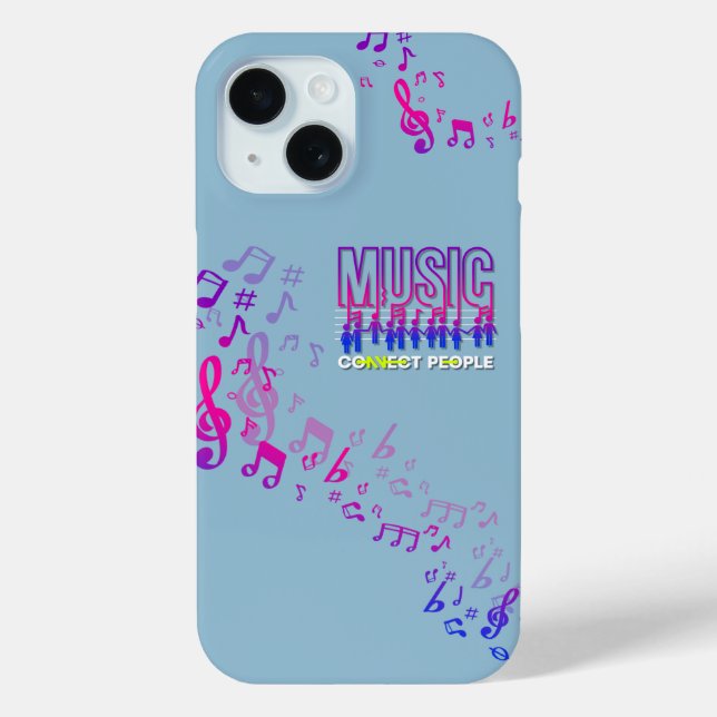 Musik verbindet Menschen | Case-Mate iPhone Hülle (Rückseite)