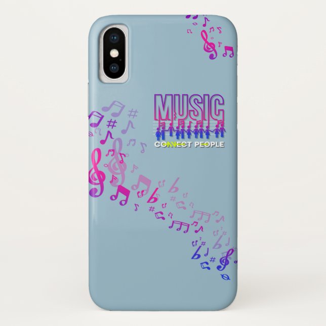 Musik verbindet Menschen | Case-Mate iPhone Hülle (Rückseite)