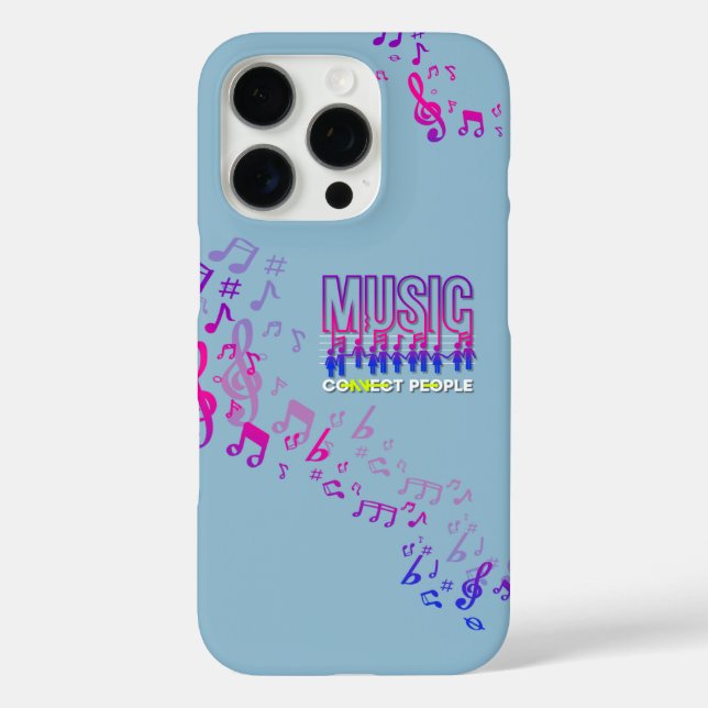 Musik verbindet Menschen | Case-Mate iPhone Hülle (Rückseite)