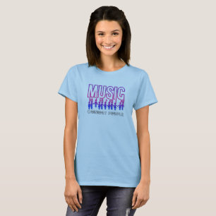 Musik verbindet Menschen   Frauen T-Shirt