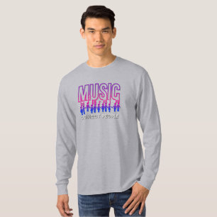 Musik verbindet Menschen   Männer Langarm T-Shirt